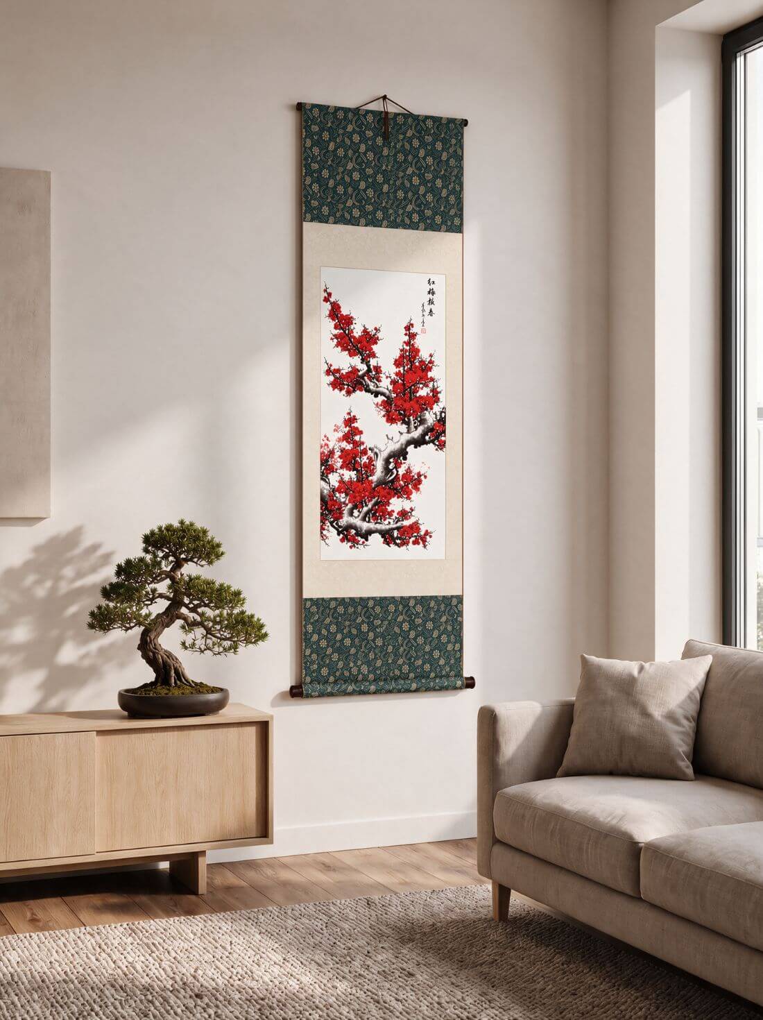 Blooming Plum Tree
